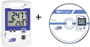 Rejestrator temperatury Dostmann Electronic LOG100 CRYO Set 5005-1105 -30 do 70 °C