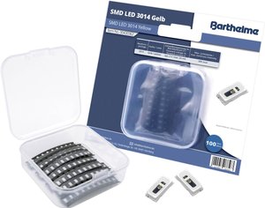 Barthelme  Zestaw diod SMD LED  3014 żółty 300 mcd 120 ° 20 mA 2 V 100 szt. towar pakowany luzem