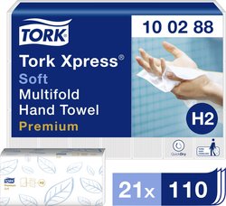 TORK 100288  Ręczniki papierowe  biały  21 szt.