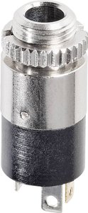 Złącze Jack żeńskie 3,5 mm, stereo Hicon HI-J35SEF