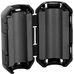 Ferryt TRU COMPONENTS TC-KFR90, 160 Ω, Maksymalna średnica kabla 9 mm, (Ø x W) 19.5 mm x 18 mm, 1 szt.