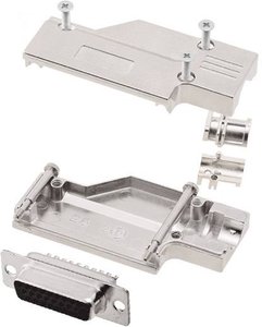 Zestaw listew żeńskich D-Sub encitech DCMR-FK-09-HDS15-K 6355-0066-11, rzędy: 3, styki: 15, 90 °, 1 zest.