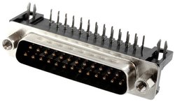 Listwa męska D-Sub Connfly DS1037-25MNAKT74-0CC, rzędy: 2, styki: 25, 1 szt.