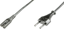 Kabel Digitus AK-440114-012-S [1x złącze męskie europejskie - 1x złącze żeńskie IEC C7] 1.20 m