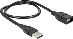 Przedłużacz Delock ShapeCable złącze męskie USB 2.0 typu A na złącze żeńskie USB 2.0 A, 0,5 m Kabel USB Delock, USB 2.0, Złącze męskie USB-A, Złącze żeńskie USB-A, 0.50 m