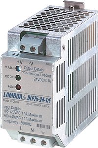 Zasilacz na szynę DIN TDK-Lambda DLP75-24-1/E, 24 V/DC, 3.1 A, 75 W