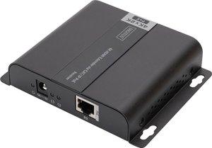 Extender 4K HDMI dodatkowy odbiornik, obsługuje IP, do 120 m, POE powered, UHD 4K/30 Hz, obsługuje zdalne sterowanie Odbiornik HDMI Digitus DS-55125 1 szt.