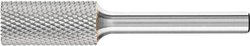 Frez z węglika wolframu, cylindryczny z uzębieniem czołowym 6x18 mm, trzpień ø 6 mm, ząbkowanie 3 do uniwersalnych zastosowań Frez PFERD ZYAS 1225/6 MICRO 21100576, 12 mm x 65 mm , 1 szt.