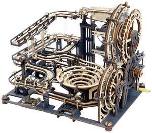 Drewniany zestaw Pichler Lasercut Marble Run Night City Zestaw drewniany do złożenia Pichler 15259