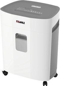 Dahle PS 380 Niszczarka 15 ark. Cięcie na drobne elem. 4 x 12 mm P-4 25 l Niszczy także zszywki, karty kredytowe, spinacze do papieru, płyty CD, płyty DVD