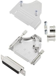 Zestaw listew żeńskich D-Sub TRU COMPONENTS TCMHDM3525DBSK 7708492, rzędy: 2, styki: 25, 35 °, 1 szt.