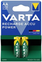 Akumulator AA/R06 Varta RECH.AC.Power AA2600mAh BLI2 5716101402, NiMH, 2600 mAh, 1.2 V, 2 szt.