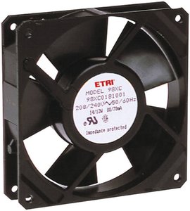 Wentylator osiowy Ecofit 98XH0181000, 240 V/AC, 1860 l/min, (D x S x W) 119 x 119 x 25.9 mm