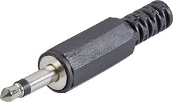 Złącze męskie jack 3,5 mm TRU COMPONENTS 1559792, CuZn, niklowany, złącze męskie proste, 1 szt.