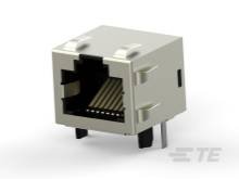 TE Connectivity TE AMP MODULAR JACKS - INVERTED AND LEDS 1-406541-6, 1 szt.