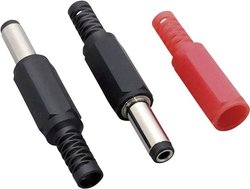 Złącze męskie niskonapięciowe BKL Electronic 075249 złącze męskie proste 5.50 mm 2.50 mm 1 zest.