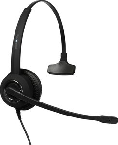 Zestaw słuchawkowy Plusonic USB 10.1P, mono, kompatybilny z Teams i Skype Zestaw słuchawkowy On Ear plusonic 6337-10.1P 187938 Mono czarny