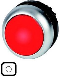 Przycisk podświetlany  Eaton M22S-DL-R-X0 pierścień przedni z tworzywa sztucznego    1 szt.