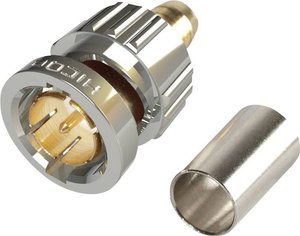 Złącze BNC Hicon  BNC1.2/5.0-6G złącze męskie proste 75 Ω 1 szt.
