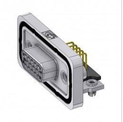 Złącze żeńskie D-Sub Deltron Connectors HD-DWM15SYC/2M47UN, rzędy: 3, styki: 15, 90 °, 1 szt.