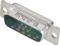 Złącze D-Sub, hybrydowe FCI D-SUB DA7W2PA00LF, styki: 7, 180 °, 1 szt.