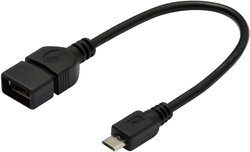 Przejściówka, adapter USB Digitus AK-300309-002-S AK-300309-002-S, [1x złącze męskie Micro-B USB 2.0 - 1x złącze żeńskie USB-A 2.0]