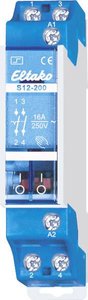 Przełącznik impulsowy 12V DC. 2 styki NO 16A / 250V AC Eltako 21200054 S12-200-12V DC, 2300 W, 10 A