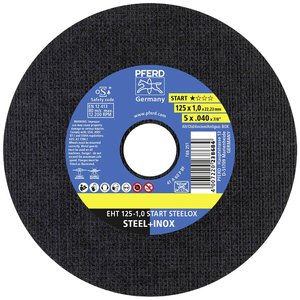 Tarcza tnąca prosta PFERD EHT 125-1,0 START STEELOX (50) 69198290 125 mm 50 szt.