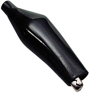 Zacisk krokodylowy TRU COMPONENTS 1582219 Maksymalny zakres zacisku: 9 mm Długość: 28 mm czarny 1 szt.