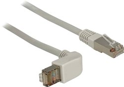 Kabel LAN Delock 83524, 1 szt., RJ45, CAT 6, S/FTP, 0.50 m, szary