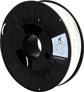 Filament do drukarek 3D PLA Kimya PL2063OW, Średnica filamentu: 2.85 mm, 750 g, biały