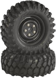 Koło kompletne Absima 1:10, Offroad V Block, Crawler, Crawler, czarny, 2 szt.