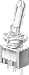 Przełącznik dźwigienkowy Marquardt 9047.0102 9047.0102, 1 x wł/wł, 30 V/DC, 4 A, 1 szt.