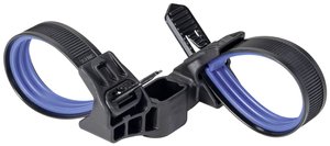 Opaska kablowa HellermannTyton SGT100SDSB5-6-PA66HS/TPE/PA66HIRHS-BK/BU 156-04098, 1 szt.