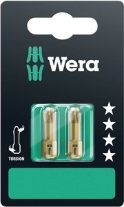 Bit krzyżakowy PZ 1 Wera 855/1 TH SB SiS 05073370001 stal narzędziowa bardzo twardy D 6.3 2 szt.