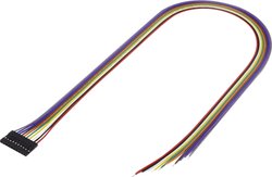 Konfekcjonowana linka, całkowita ilość biegunów 5 1244006 Raster: pin 2,54 mm 1 szt.