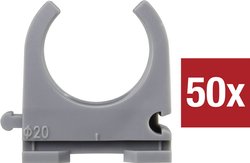 Zacisk TRU COMPONENTS TC-9859368 EN20  20 mm szary 50 szt.