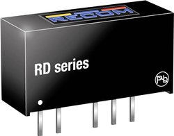 Przetwornica DC/DC, do PCB RECOM RD-0512D/P RD-0512D/P, SIP-7, 2 W, 84 mA, 1 szt.