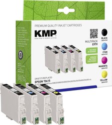 Zestaw tuszy KMP E97V = EPSON T061X40, zamiennik, czarny, kolor