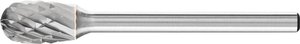 Frez z węglika wolframu, w kształcie łzy, trzpień 6x10 mm ø 3 mm, 3 zęby PLUS do uniwersalnych zastosowań Frez PFERD TRE 0610/3 Z3 PLUS 21235083, 6 mm x 40 mm , 1 szt.