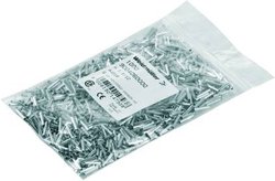 Końcówka rurkowa Weidmüller H1,5/12 9004060000, Bez izolacji, 1.5 mm² x 12 mm, 1000 szt.