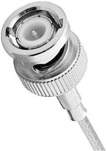 Złącze BNC Amphenol B1121E1-ND3G-5-50, proste, do zaciśnięcia, 50 Ohm