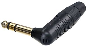 Złącze męskie jack 6,35 mm Rean AV RP3RC-B RP3RC-B, złącze męskie, 1 szt.