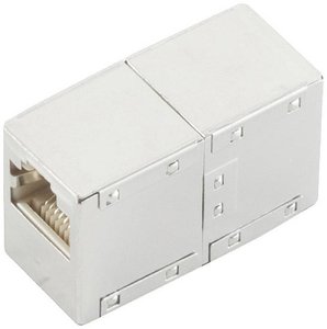 Shiverpeaks BASIC-S modułowe złącze adaptera IN-line - złącze RJ45 - złącze RJ45, 8/8 - 8/8, przypisane 1:1, nieekranowane, metalowe ISDN adapter Shiverpeaks BS71220-8MS, 1 szt.