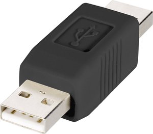 Przejściówka, adapter USB 2.0 Renkforce RF-4079673 rf-usba-02, [1x złącze męskie USB-A 2.0 - 1x złącze męskie USB-A 2.0]