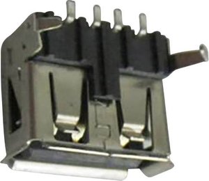 Gniazdo do zabudowy USB A Connfly DS1095-BNM0, 1 szt.