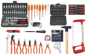 Walizka narzędziowa Premium Max dla elektryków, 195 szt. Walizka narzędziowa z wyposażeniem KS Tools  117.0195