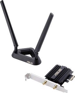 Adapter Ethernet do sieci Asus AX3000 Dual Band PCI-E 160MHz Wi-Fi 6 Adapter WLAN Asus AX3000 Bluetooth