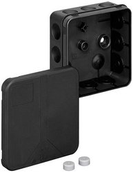 Puszka instalacyjna Spelsberg 2K-12-L/sw, IP55, (D x S x W) 85 x 85 x 37 mm, czarny, 1 szt.