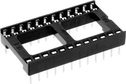 Connfly Podstawka pod układy scalone Wymiary siatki: 2.54 mm Ilość styków: 24 1 szt. tuba